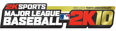 Major League Baseball 2K10 logo for Xbox 360